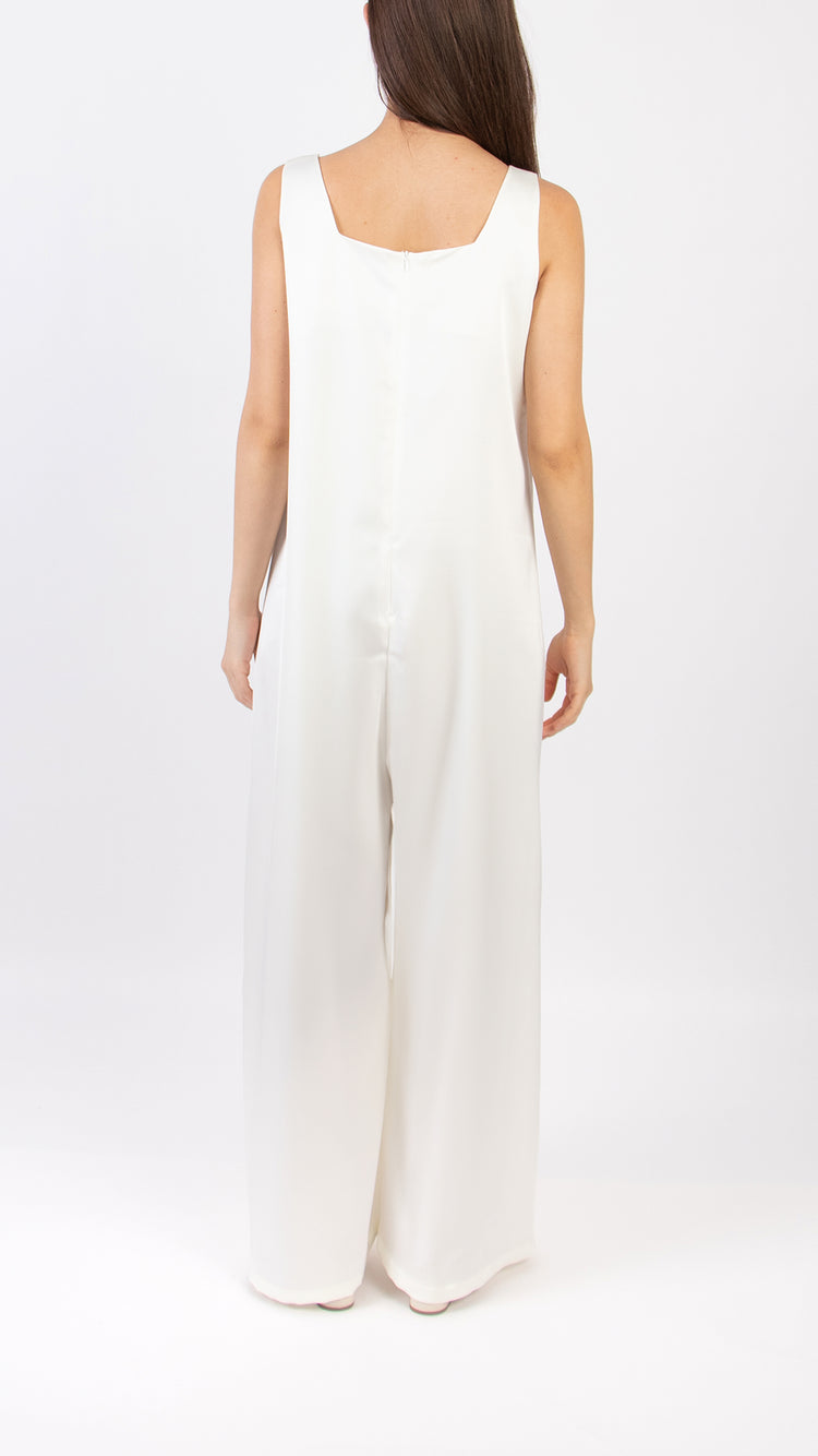 Embellished Organza Caftan and Jumpsuit