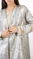 Embellished Sleeve Detail Long Coat